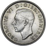 1938 Florin - George VI British Silver Coin - Very Nice