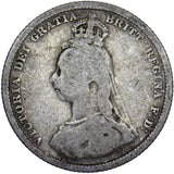 1889 Shilling (Small Head) - Victoria British Silver Coin