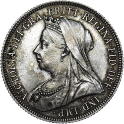 1897 Shilling - Victoria British Silver Coin - Very Nice