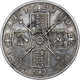 1890 Double Florin - Victoria British Silver Coin - Nice