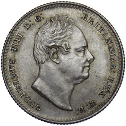 1836 Shilling - William IV British Silver Coin - Superb