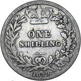 1879 Shilling (Rare Dies 6C) - Victoria British Silver Coin