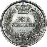1870 Shilling (Die no. 12) - Victoria British Silver Coin - Superb