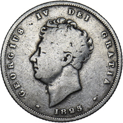 1825 Shilling (Roman 1) - George IV British Silver Coin