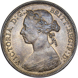 1887 Halfpenny - Victoria British Bronze Coin - Superb