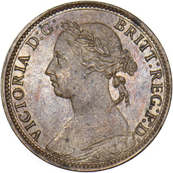 1894 Farthing - Victoria British Bronze Coin - Superb