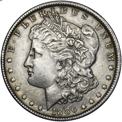 1886 Morgan Dollar - USA Silver Coin - Very Nice