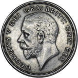 1933 Crown - George V British Silver Coin - Very Nice