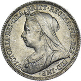 1900 Shilling - Victoria British Silver Coin - Very Nice