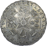 1787 Sixpence (No hearts.) - George III British Silver Coin - Very Nice