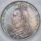 1892 Shilling (LCGS 80) - Victoria British Silver Coin - Superb