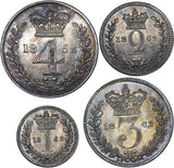 1862 Maundy Set - Victoria British Silver Coins - Superb