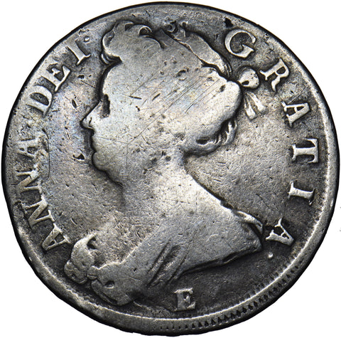 1709 E Halfcrown (Edinburgh Mint) - Anne British Silver Coin