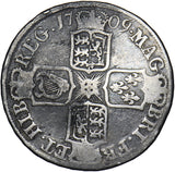 1709 E Halfcrown (Edinburgh Mint) - Anne British Silver Coin