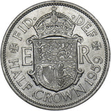 1959 Halfcrown - Elizabeth II British  Coin - Very Nice