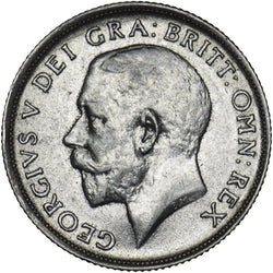 1917 Shilling - George V British Silver Coin - Nice