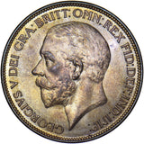1927 Penny - George V British Bronze Coin - Superb