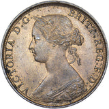 1862 Halfpenny - Victoria British Bronze Coin - Superb