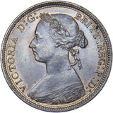 1885 Halfpenny - Victoria British Bronze Coin - Very Nice