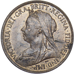 1896 Halfpenny - George V British Bronze Coin - Very Nice