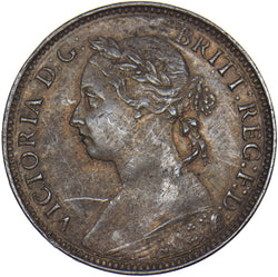1894 Farthing - Victoria British Bronze Coin - Nice