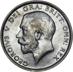 1916 Halfcrown - George V British Silver Coin - Very Nice