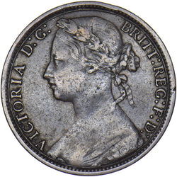 1879 Penny - Victoria British Bronze Coin