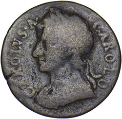 1674 Farthing - Charles II British Copper Coin