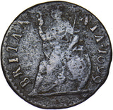 1699 Farthing - William III British Copper Coin
