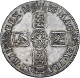 1695 Crown - William III British Silver Coin - Nice