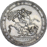 1819 LIX Crown - George III British Silver Coin - Very Nice