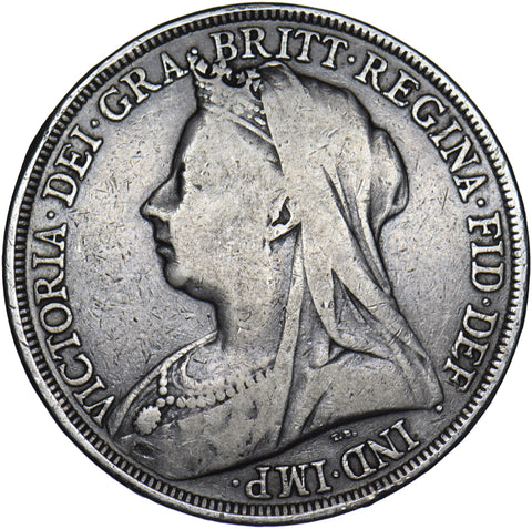 1898 LXI Crown - Victoria British Silver Coin