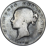 1850 Halfcrown - Victoria British Silver Coin