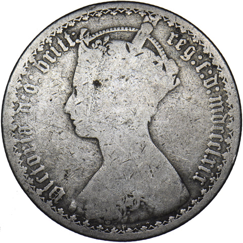 1869 Florin - Victoria British Silver Coin