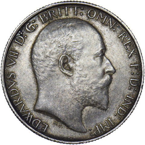 1903 Florin - Edward VII British Silver Coin - Very Nice