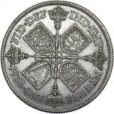 1933 Florin - George V British Silver Coin - Very Nice