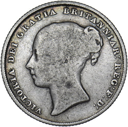 1839 Shilling - Victoria British Silver Coin