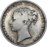 1859 Shilling - Victoria British Silver Coin