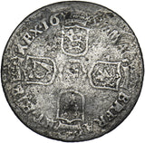 1697 Sixpence (Rare 2nd Bust, GVLIEMVS) - William III British Silver Coin