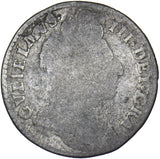 1697 Sixpence (Rare 2nd Bust, R/I) - William III British Silver Coin