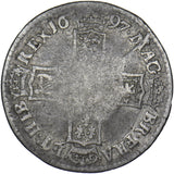 1697 Sixpence (Rare 2nd Bust, R/I) - William III British Silver Coin