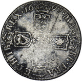 1697 Sixpence - William III British Silver Coin