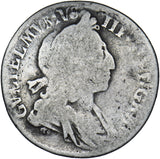 1697 Sixpence - William III British Silver Coin