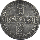 1699 Sixpence (Plain Angles) - William III British Silver Coin