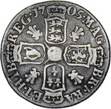 1705 Sixpence (Plumes) - Anne British Silver Coin