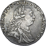 1787 Sixpence - George III British Silver Coin - Nice