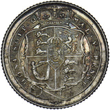 1816 Sixpence - George III British Silver Coin - Very Nice