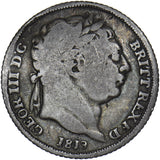 1819 Sixpence - George III British Silver Coin