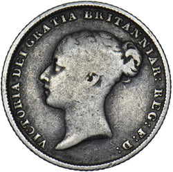 1840 Sixpence - Victoria British Silver Coin