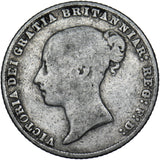 1866 Sixpence - Victoria British Silver Coin